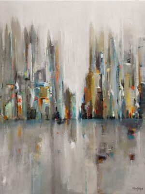48"h x 36"w City In Color