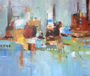 42w" x 36h" Escape II