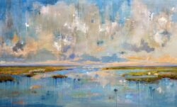 36"h x 60"w Capturing Sunset