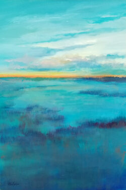 36"h x 24"w Teal Light