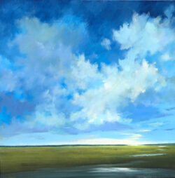 36"h x 36"w Evening Approaching